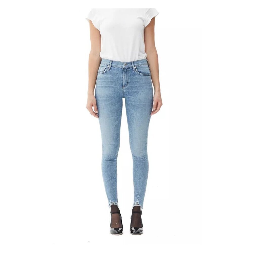 AGOLDE Sophie High Rise Skinny Jeans A108-1045 Light Blue #47 Size 27